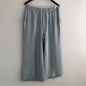 Wynne Layers High Rise Waist Flowy Wide Leg Pants Bottoms Trousers Grey